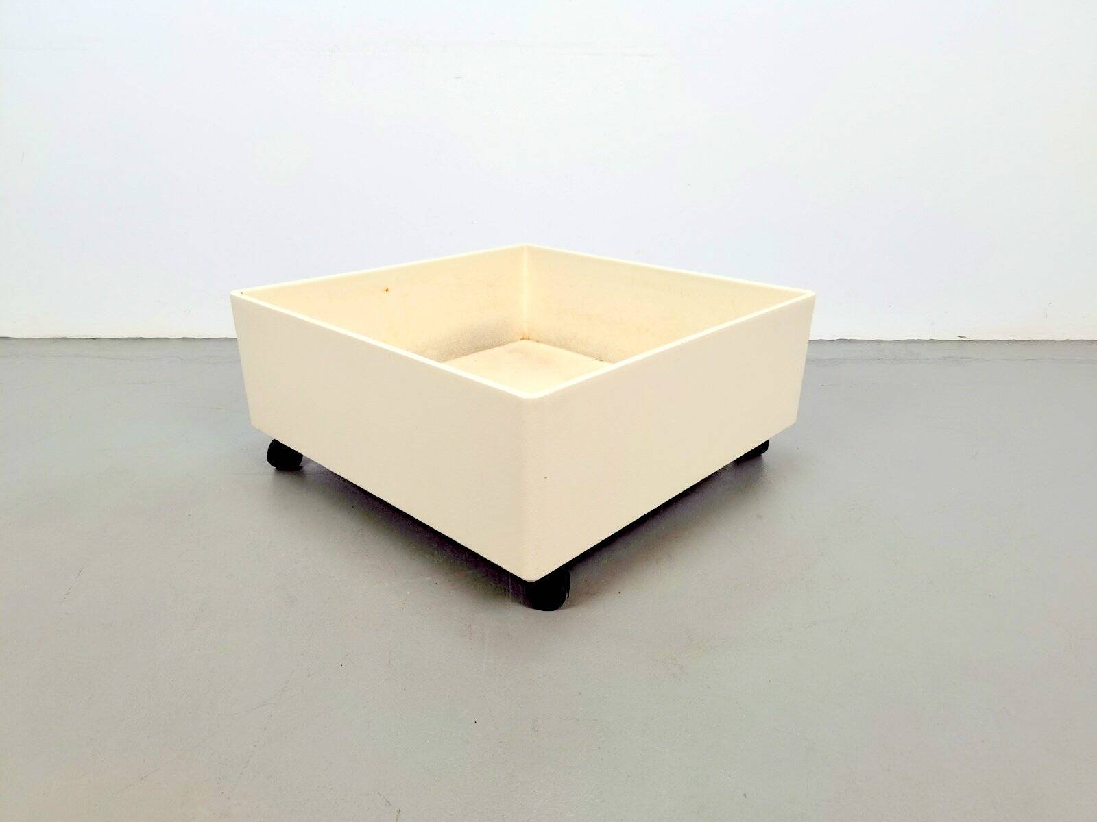 Vintage Space Age Planter on Wheels from Bauform / Wohnform, Germany, 1970s