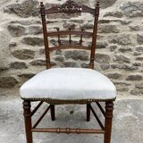 Chaise ancienne bois sculpté