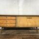 Enfilade meuble tv vintage pieds compas style scandinave
