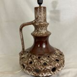 Floor table lamp Ceramic from the 60s 70s