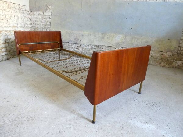 lit daybed en teck, Danemark, 1960