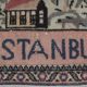 Vintage handmade Turkish rug 130x155 cm