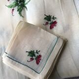 Old tablecloth and 6 organza towels