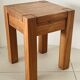 Paire de tabourets brésiliens en bois exotique