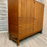 Buffet en teck André Monpoix 1960