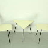 Rob Parry and Emile Truijen Bed, Chair and Nightstand for Dico series "Kamer 56", 1950s