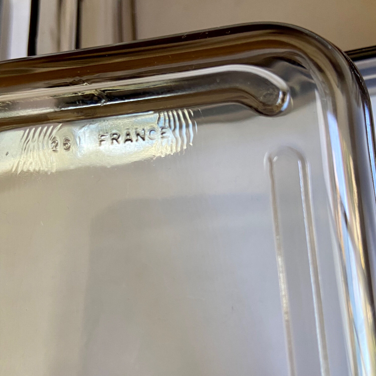 Plat inox avec quatre raviers en verre • EUR 9,30 - FR