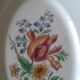 Oval dish very beautiful pattern Digoin Sarreguemines Lorraine