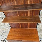 Bookcase cabinet modular shelves vintage 1970