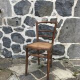 Chaise avec assise en cannage