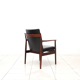 Fauteuil Arne Vodder modèle 431 en palissandre pour Sibast Mobler