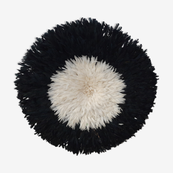 Juju hat white outline black of 60 cm