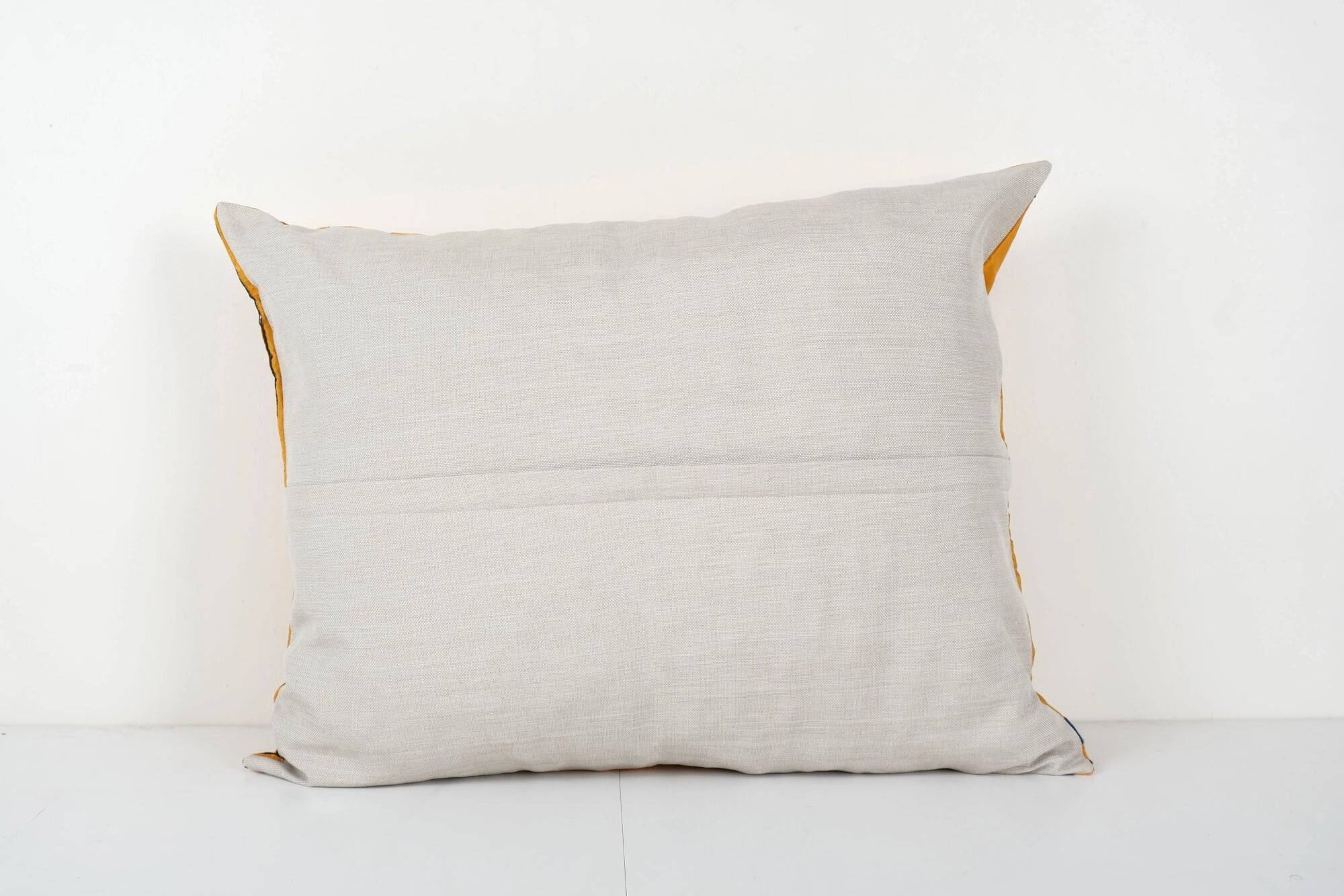 Vintage embroidered cushion cover 76x56 cm
