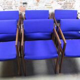 Set of #6 rudolf glatzel diningchairs (armrest). model emt0030
