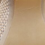 Vintage rattan fabric pendant lamp