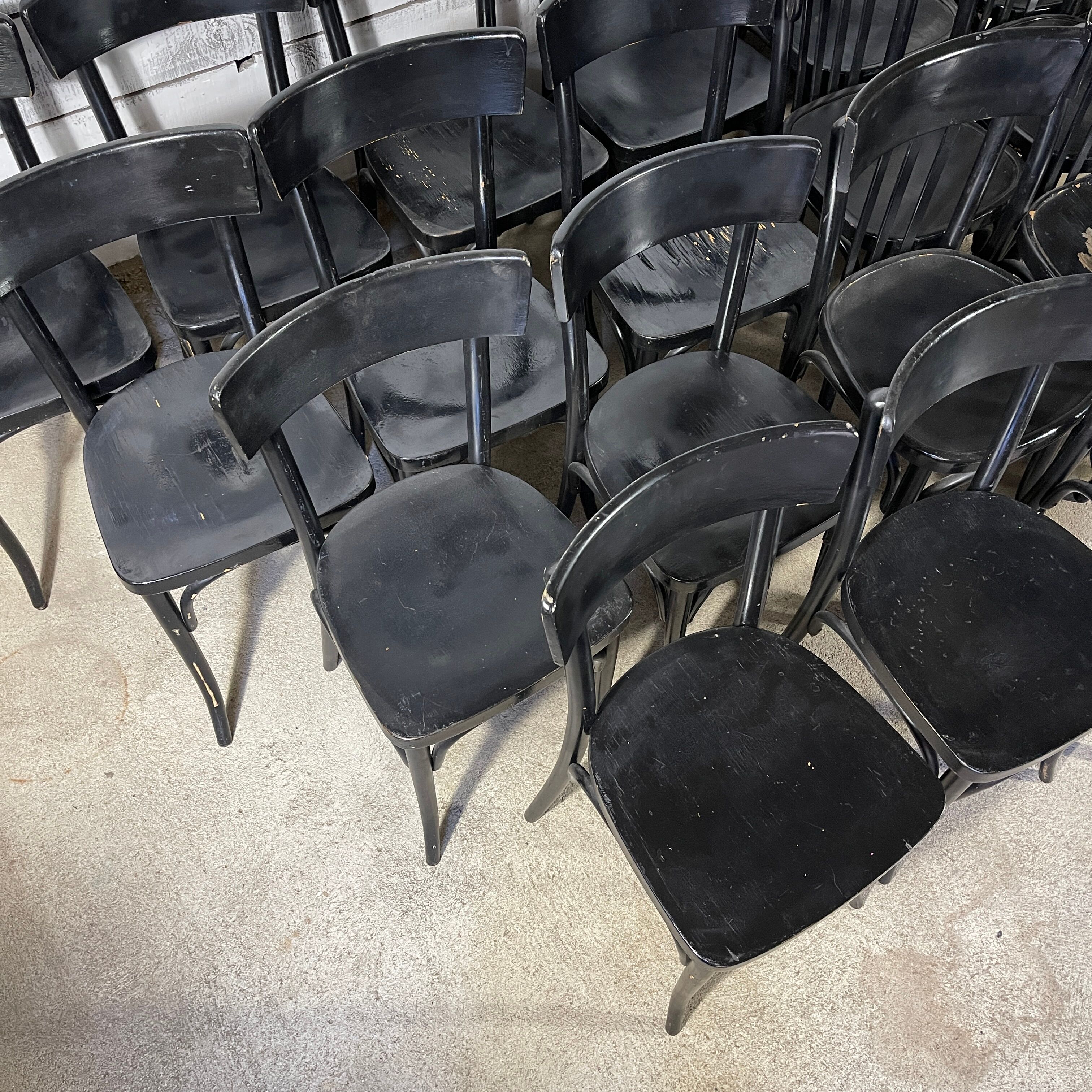 Set of 22 bistro chairs