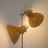 Lampadaire jaune années 70