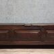 Very important Louis XIV period solid wood storage bench / 201 cm long