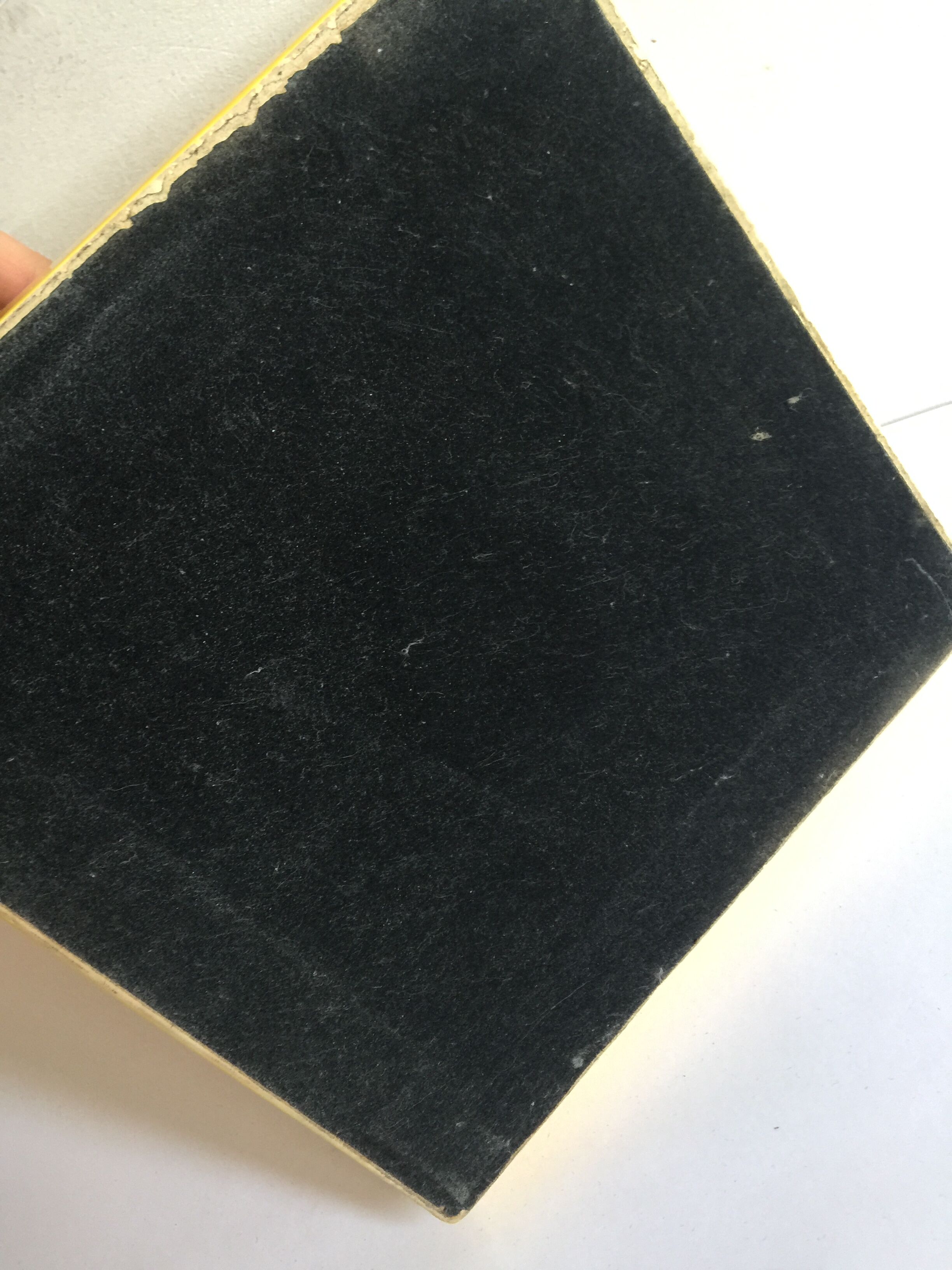 Large yellow ashtray