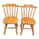 2 chaises western