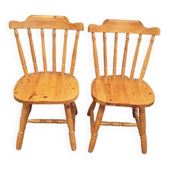 2 chaises western