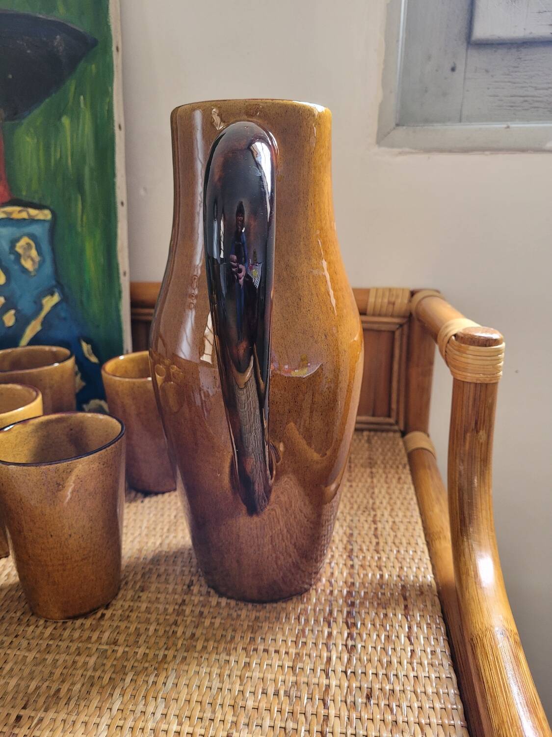 Ceramic orangeade set - 10 mazagrans