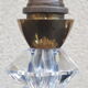 Pair of crystal lamp feet of Sèvres h 20 cm