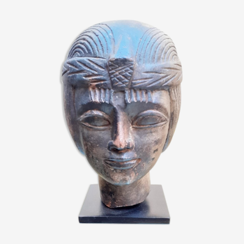 Head of a stone woman