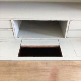 Office XIXth pickled oak