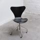 1st edition '3117' swivel desk chair by Arne Jacobsen for Fritz Hansen, 1955