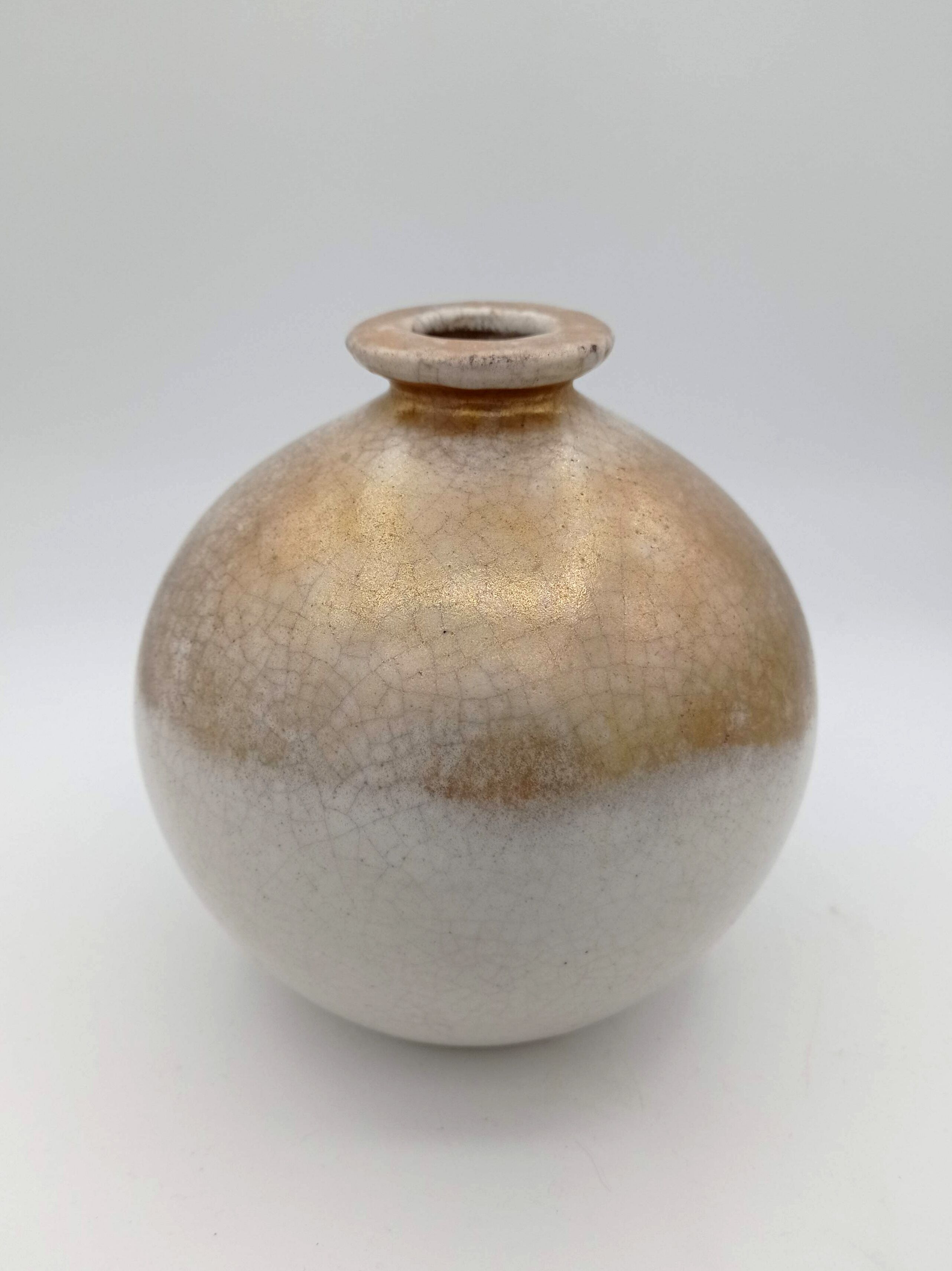 Gold ceramic lamp- Art Deco