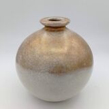 Gold ceramic lamp- Art Deco