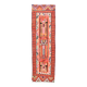 3x10 Kilim Pumpkin Orange Wool Runner Rug, 90x300Cm