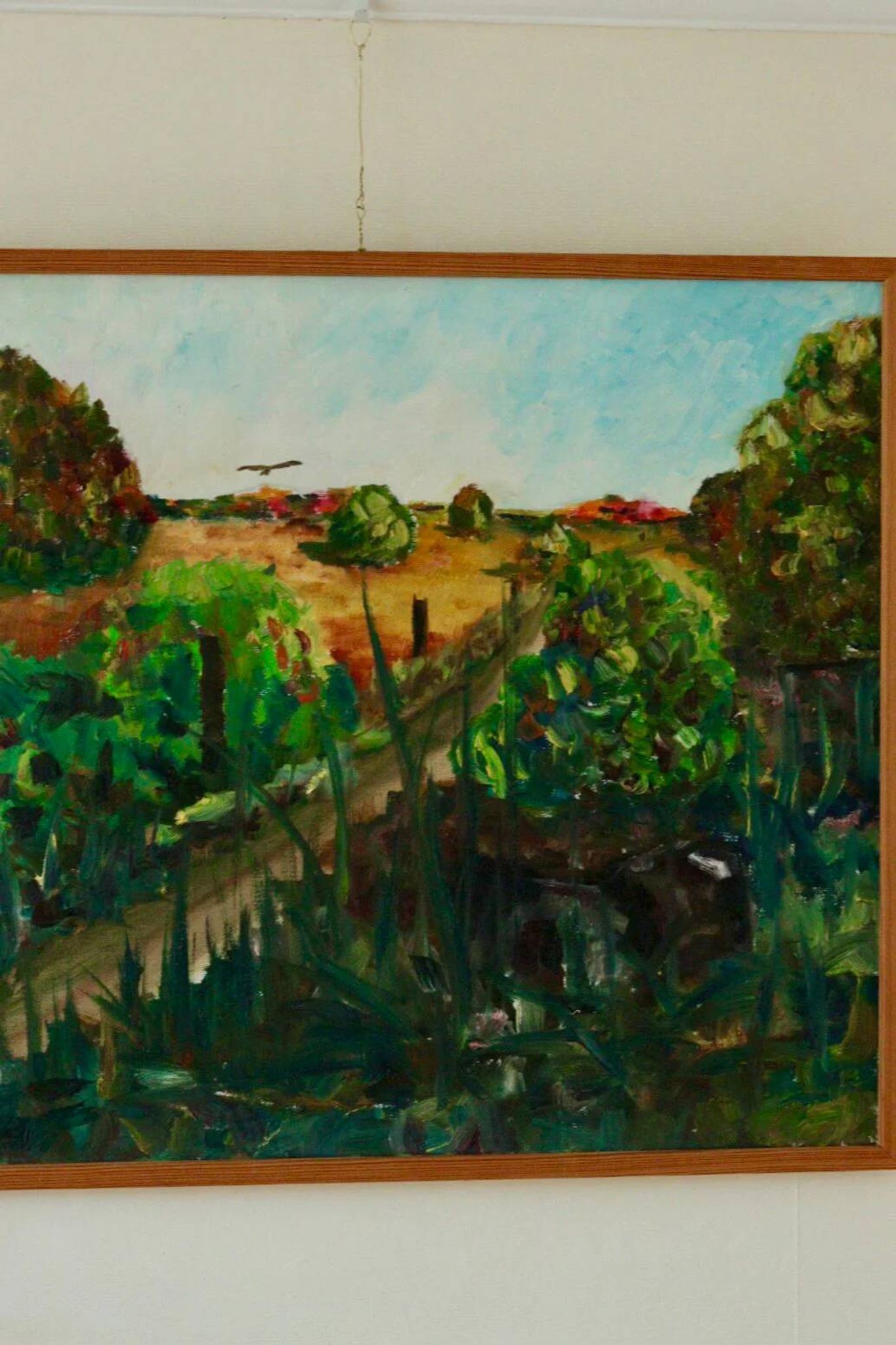 Oil on Swedish canvas "Autumn Landscape", Wimar 48