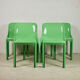 Série de 4 chaises Selene Vico Magistretti pour Artemide