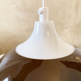 Brown Space Age Ceiling Light by A. Schröder Kemi, Denmark 1970s