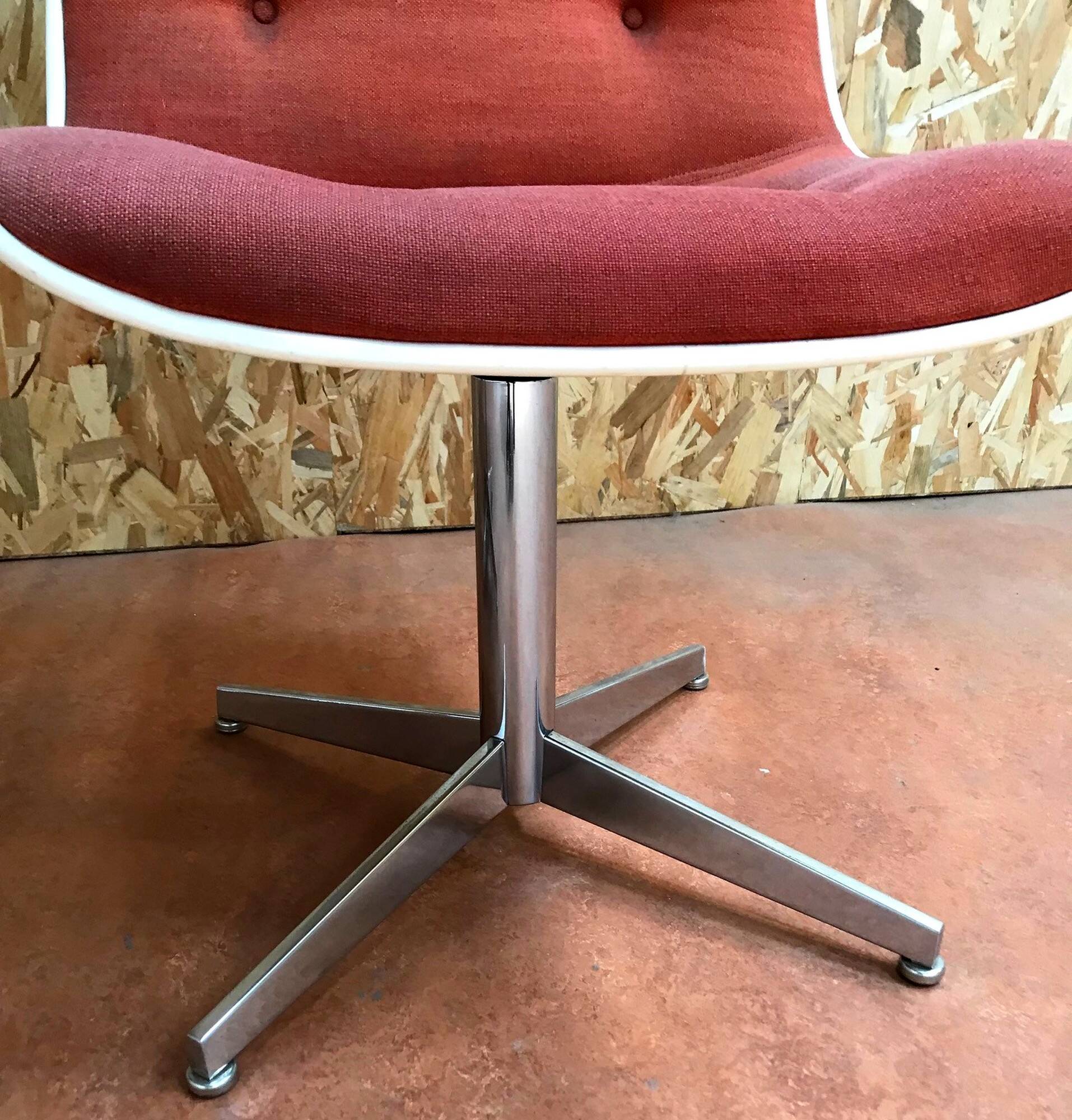 Fauteuils Strafor vintage par Randall Buck années 70