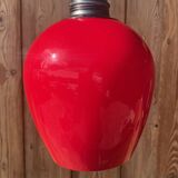 Vintage red opaline pendant light