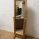 Large wooden standing mirror