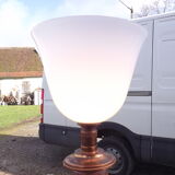 White opaline 50s Mazda lamp