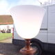 White opaline 50s Mazda lamp