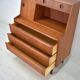 Danish sekretary teak 1960s vintage Scandinavian mid century