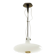 Glass and brass chandelier by Bruno Chiarini, 1950s