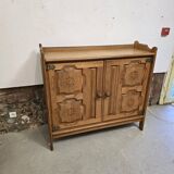 Oak sideboard 1970 Guillerme and Chambron for Your Home Circa edition
