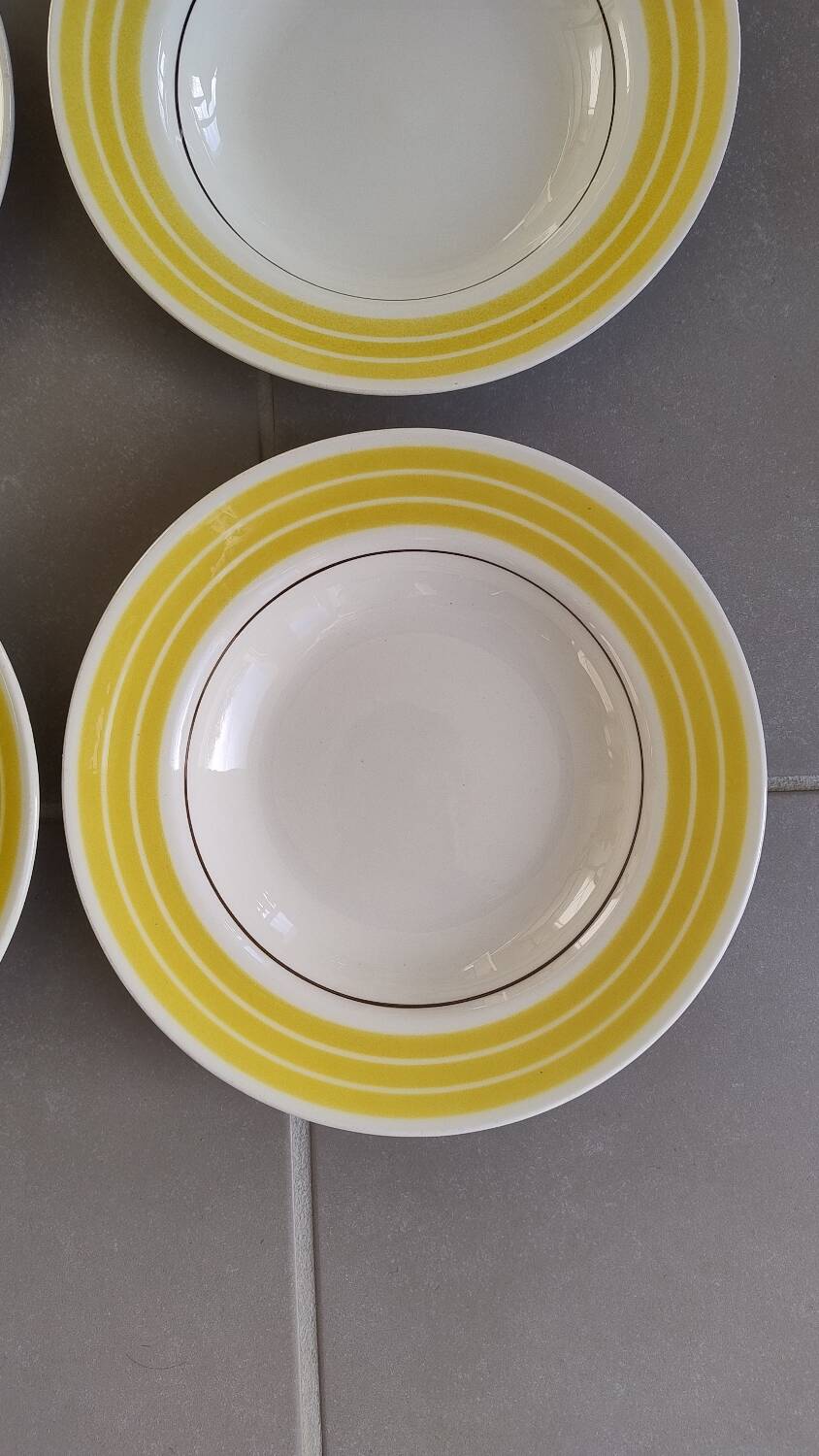 Lot assiette Gien modèle Lamartine