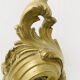 Chenet de style Louis XV en bronze ciselé XX siècle