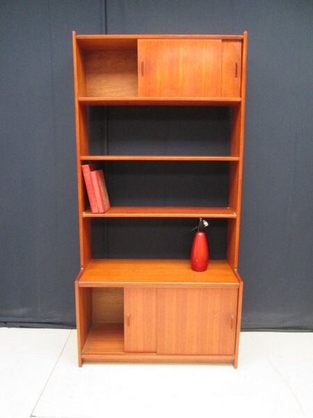 Vintage teak library