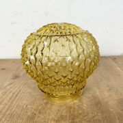 Vintage white porcelain pendant light, 1970s