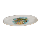 Plat à poisson ovale céramique Sarreguemines