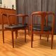 A set of four Juliane chairs by Johannes Andersen, Uldum Møbelfabrik, Denmark, 1960s.